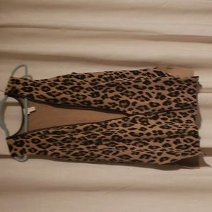 Chicos size 3 leopard print vest
